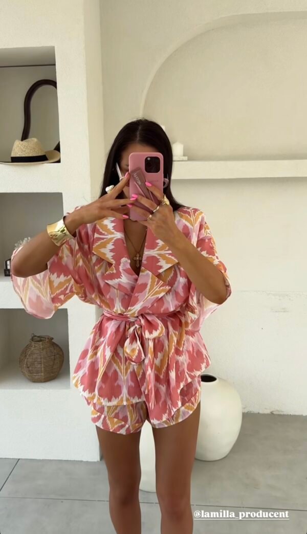 Peach Kimono Set Lamilla - Image 3