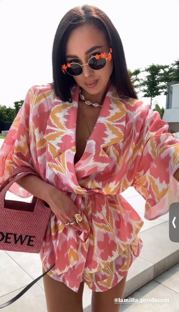 Peach Kimono Set Lamilla - Image 2