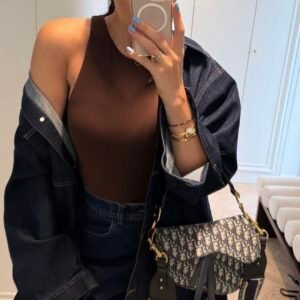 Alternative view of Navy Blue Lamilla Denim Shirt