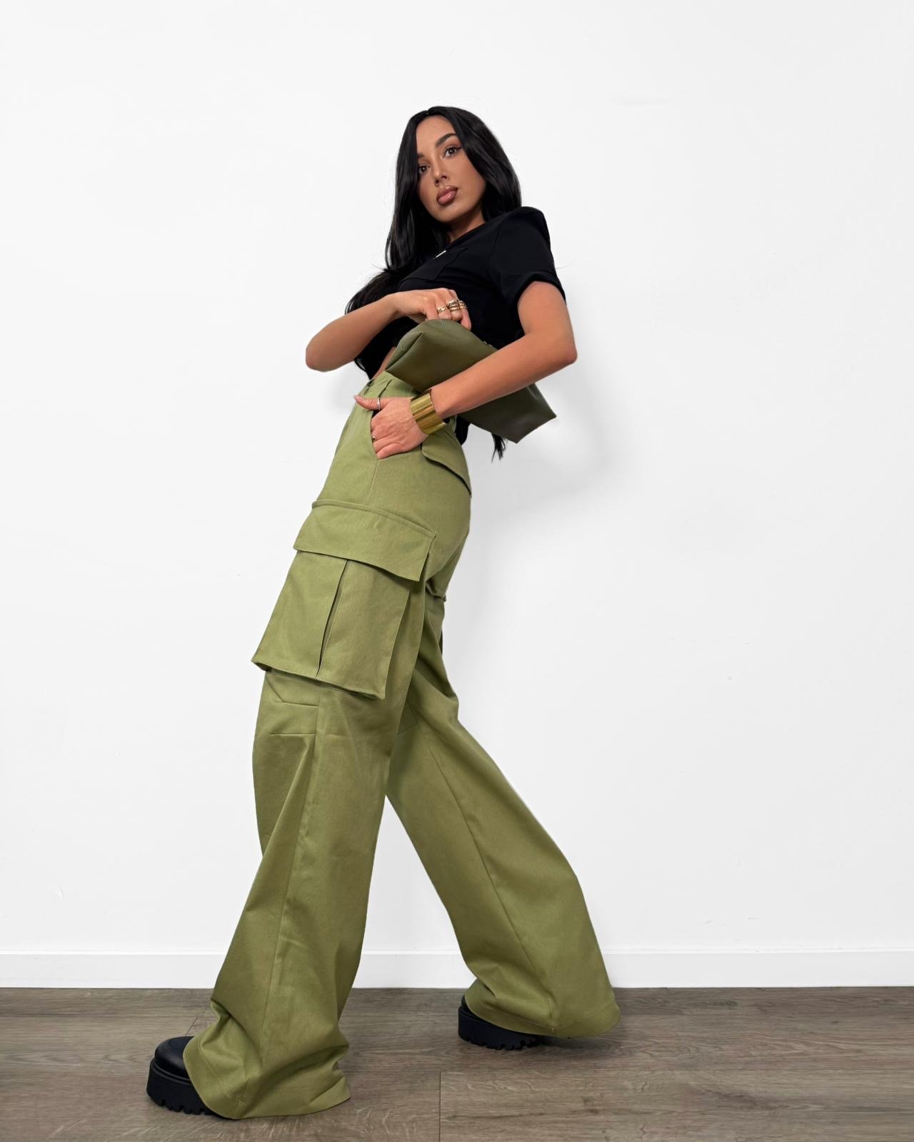 Military Lamilla Trousers - Image 2