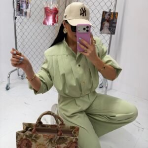 Alternative view of Matcha Bomber Jacket Lamilla